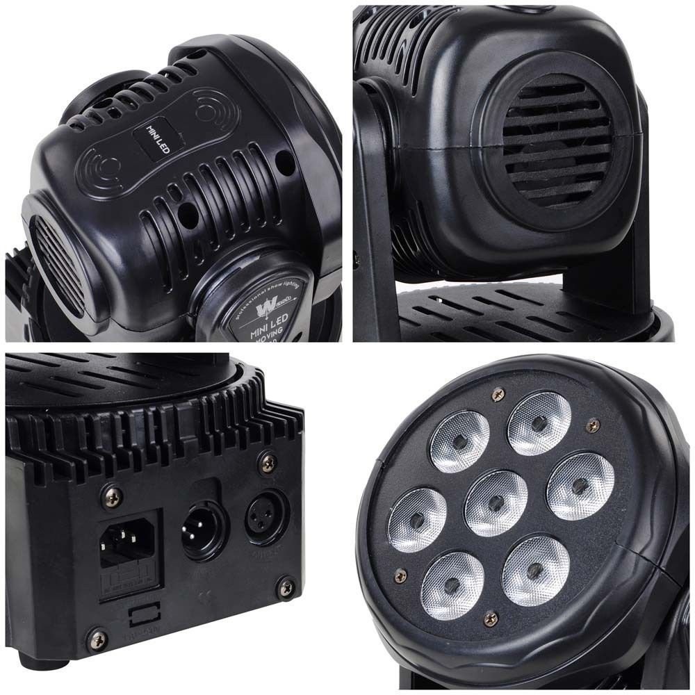 Moving Head Light 7 x 10W LED 4 in 1 RGBW Stage Lighting DJ Lights