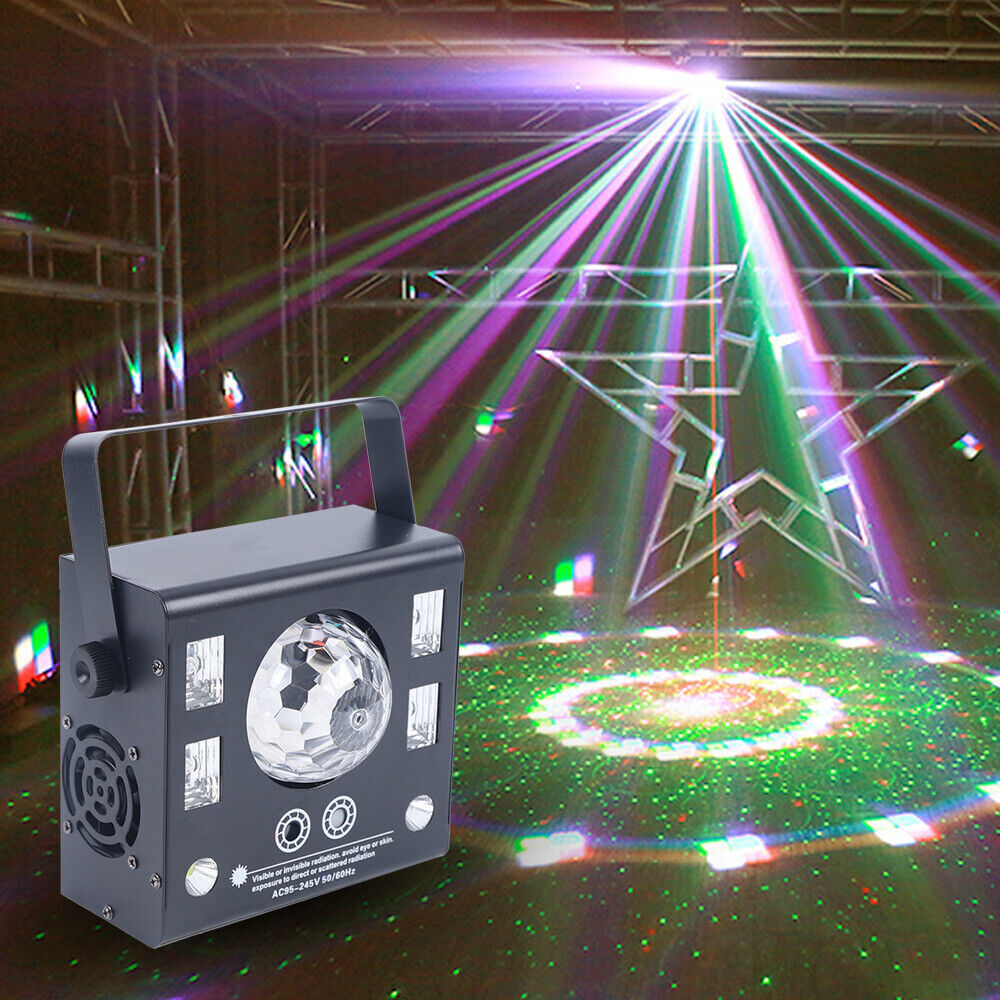 DMX RGB Stage LED Light Lighting Laser Strobe Beam Disco DJ KTV Party Projector
