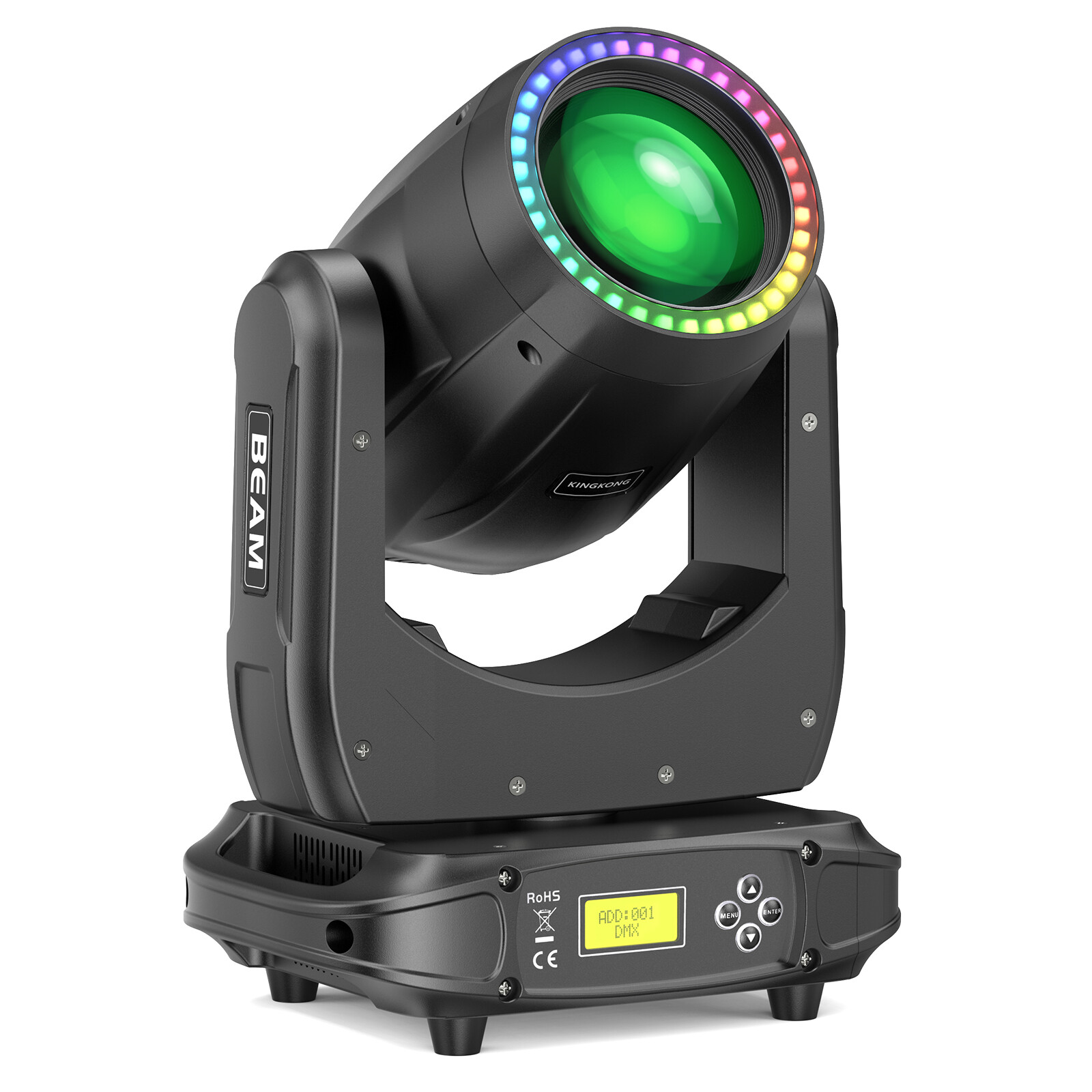 200W LED Beam Moving Head 8 Prism Gobo DMX Stage Light Show Concert Flight case