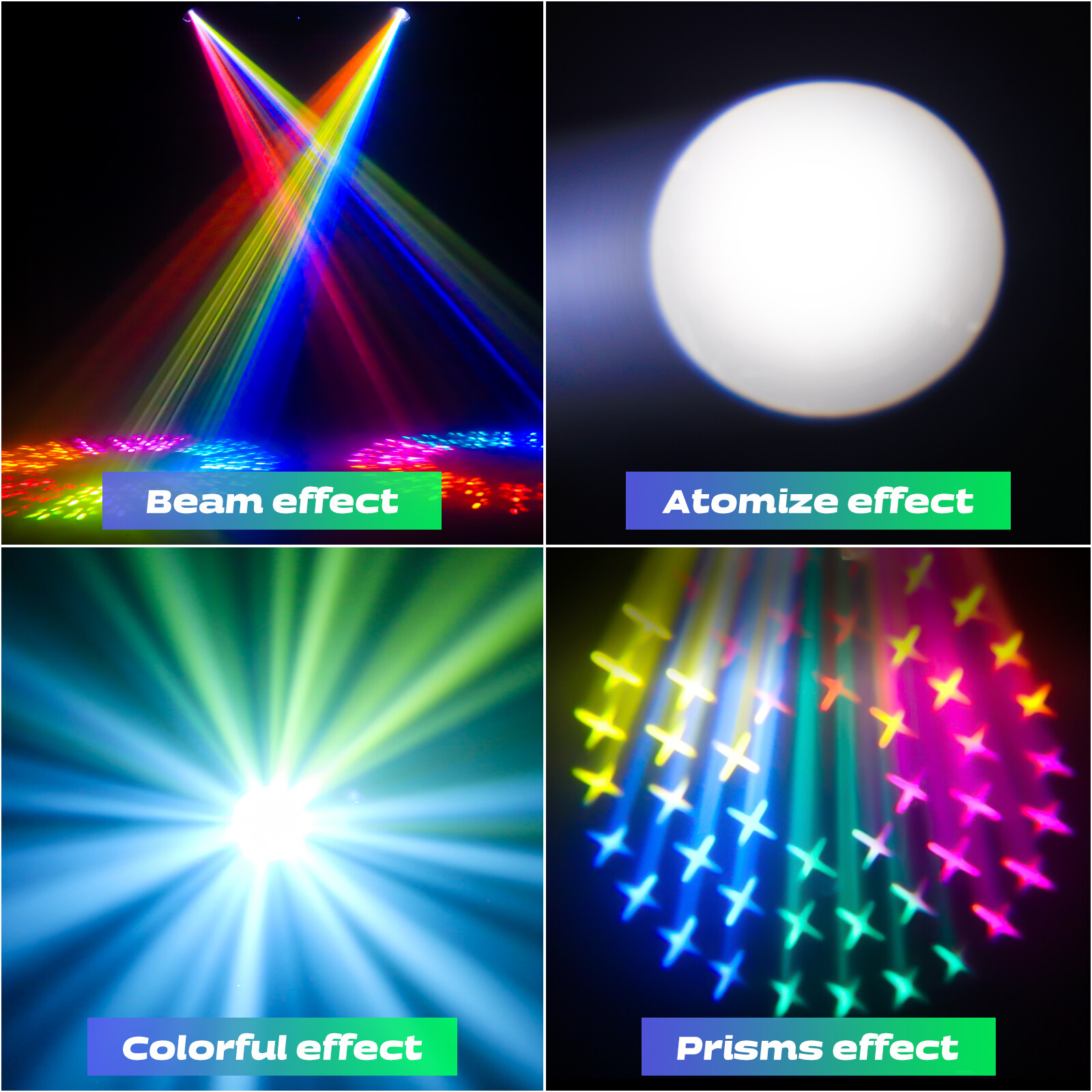 GdjRttk 10R 280W Beam Gobo Moving Head Lighting Stage Light For DJ Disco （Bulb）