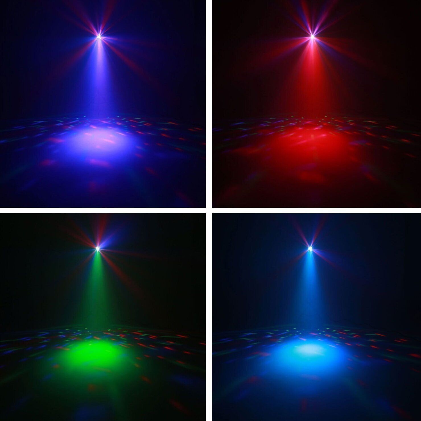 Complete Professional 4-Par Stage LED Lights DJ Band DMX System & Stand MU-L31A