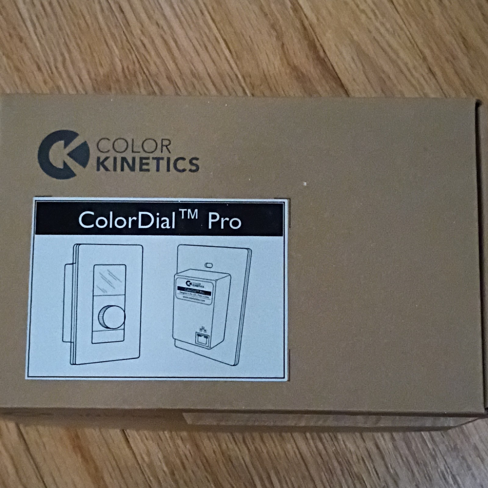 Color Kinetics ColorDial Pro PoE LED Wall Mount Manual Color Mixing Controller