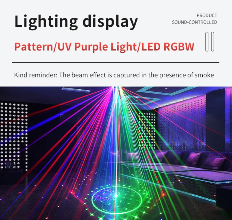 Thelaserlamp New 27-hole 4-in-1 laser light-B5