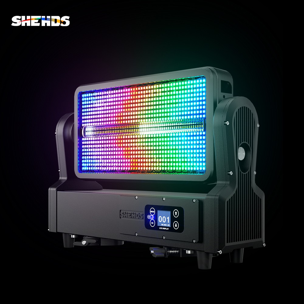 SHEHDS IP65 Waterproof LED 1000W RGB Strobe Moving Head Light For Bar Club Party