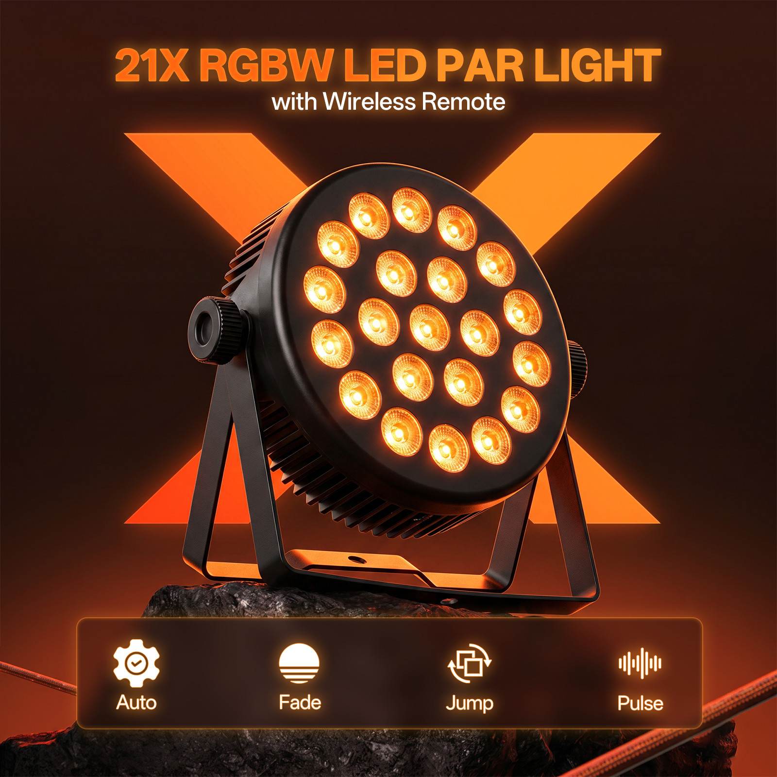 21x4W RGBWA UV Par Lighting LED DMX Stage Light For DJ Disco Party Show Bar
