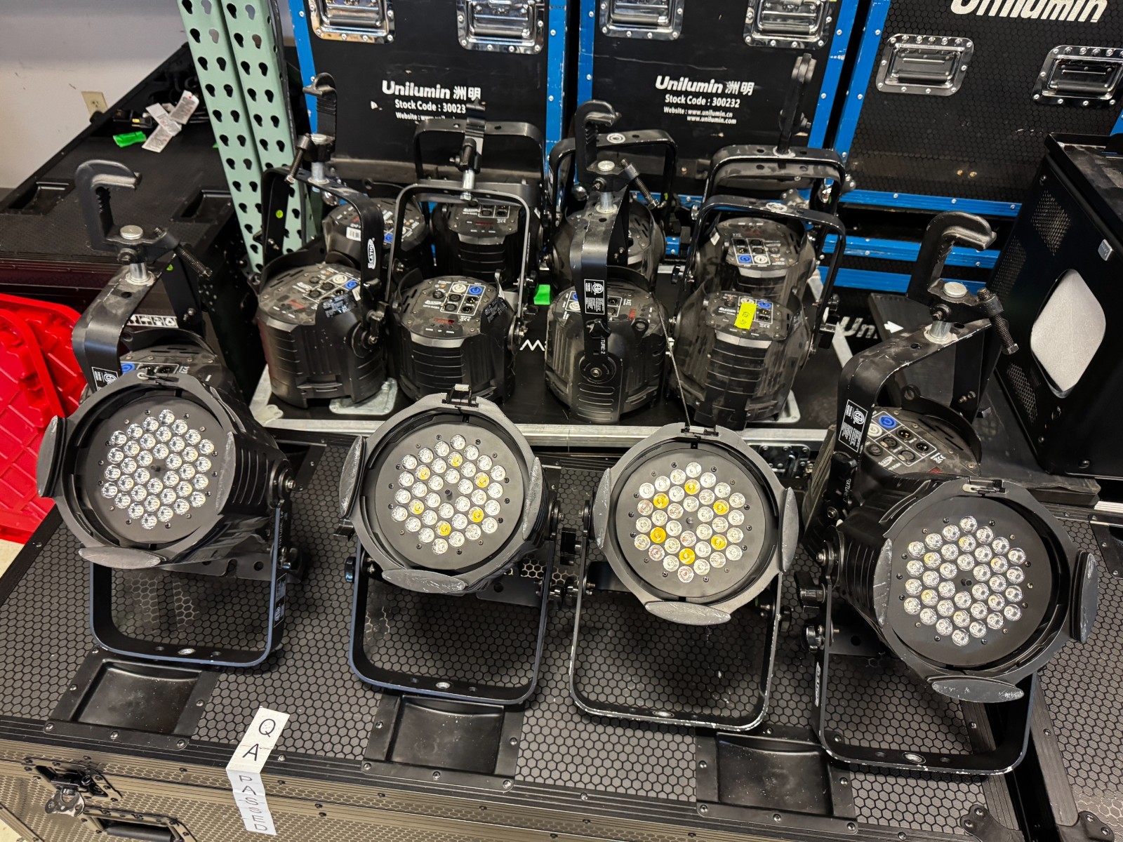 Elation Opti RGBA LED DMX 36x1w Wash Par 14x Available Price Each Church Owned