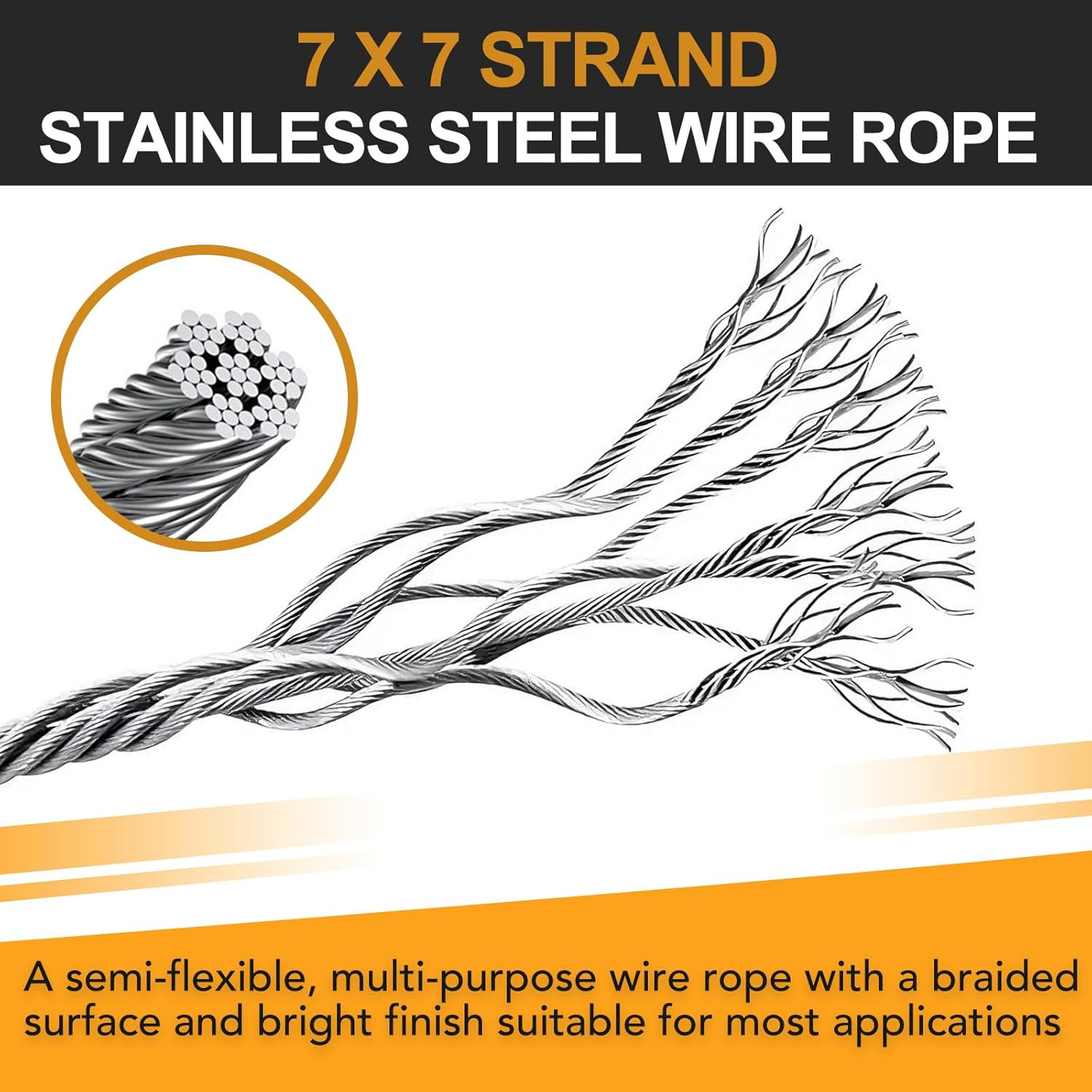 10 Pack Stage Light Safety Cables for Stage DJ Party Lights Thickened 1/8 Dia…