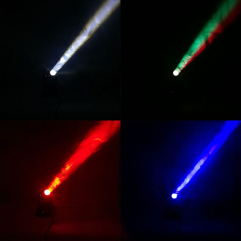 SHEHDS Mini LED 10W Spot Beam Moving Head Lighting 4in1 RGBW For DJ Party Stage