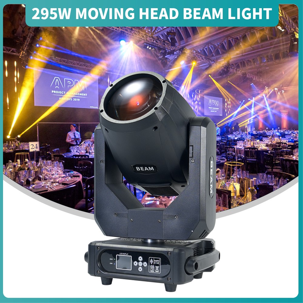 295W Beam Sharpy Moving Head Light DMX512 Sound Control Wedding Disco DJ Party