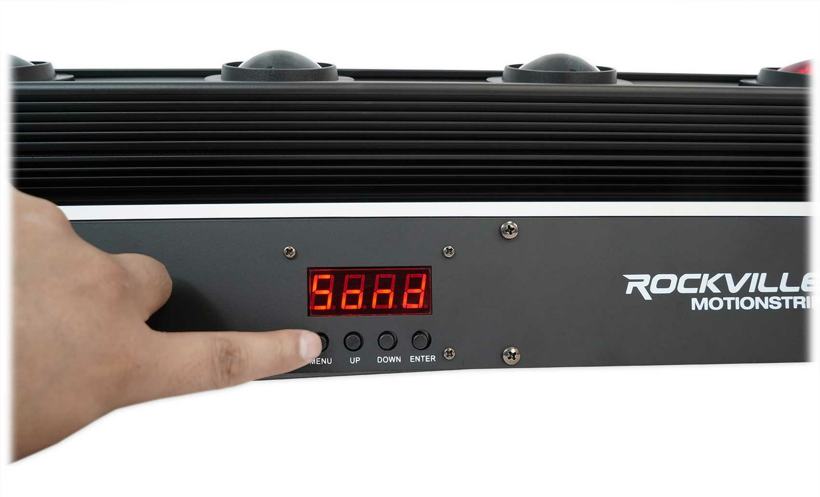 Rockville MOTIONSTRIP Motorized Moving Head RGBW Color Strip Wash/Beam Light Bar