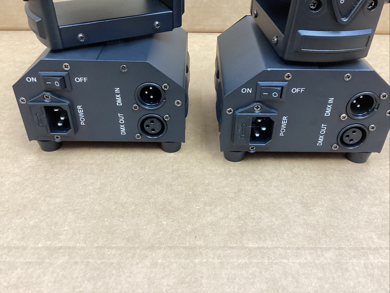 2PCS Mini LED Mini Moving Head Beam Light with DMX AC100-240V 50/60Hz ZQ02040