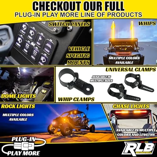 Light Bar Mount (1 PC-Single) UTV A-Pillar POD Light Mount by – for 1.875″
