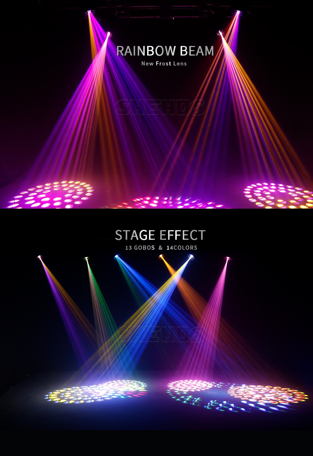 230W / 275W / 350W Beam Moving Head Light Stage Lighting Party DJ Show Or Case