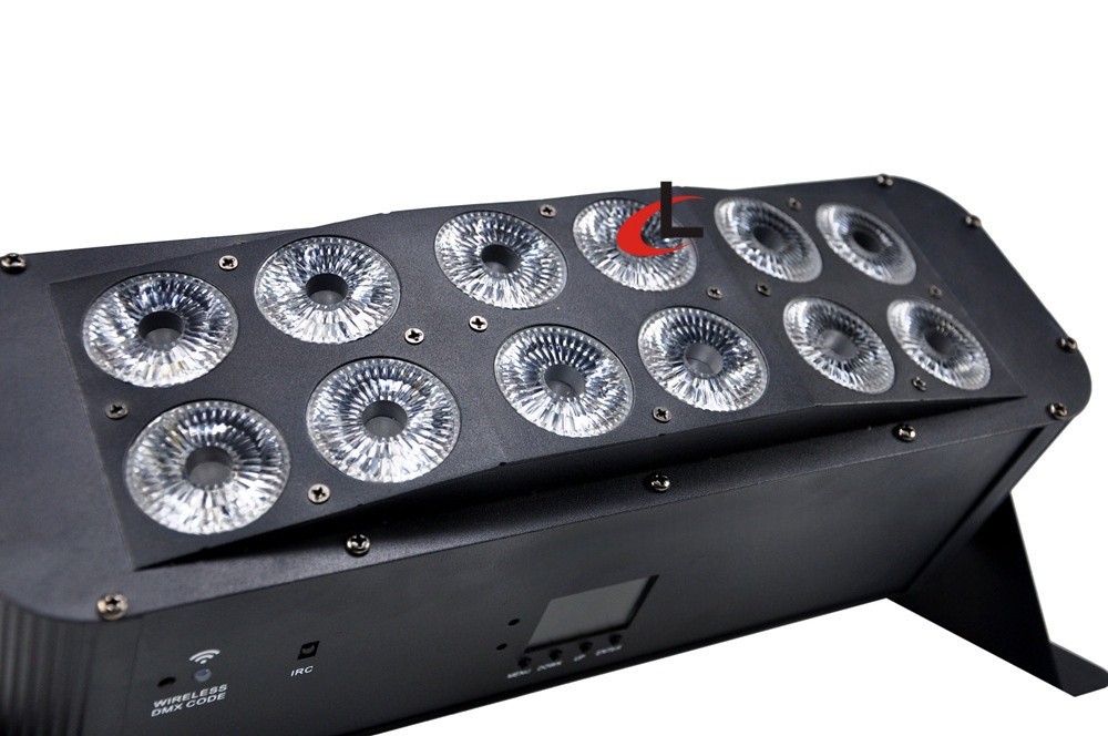 2PC RGBWA+UV WIFI IR control Wireless Par DMX LED Battery Uplight for bar Weddin