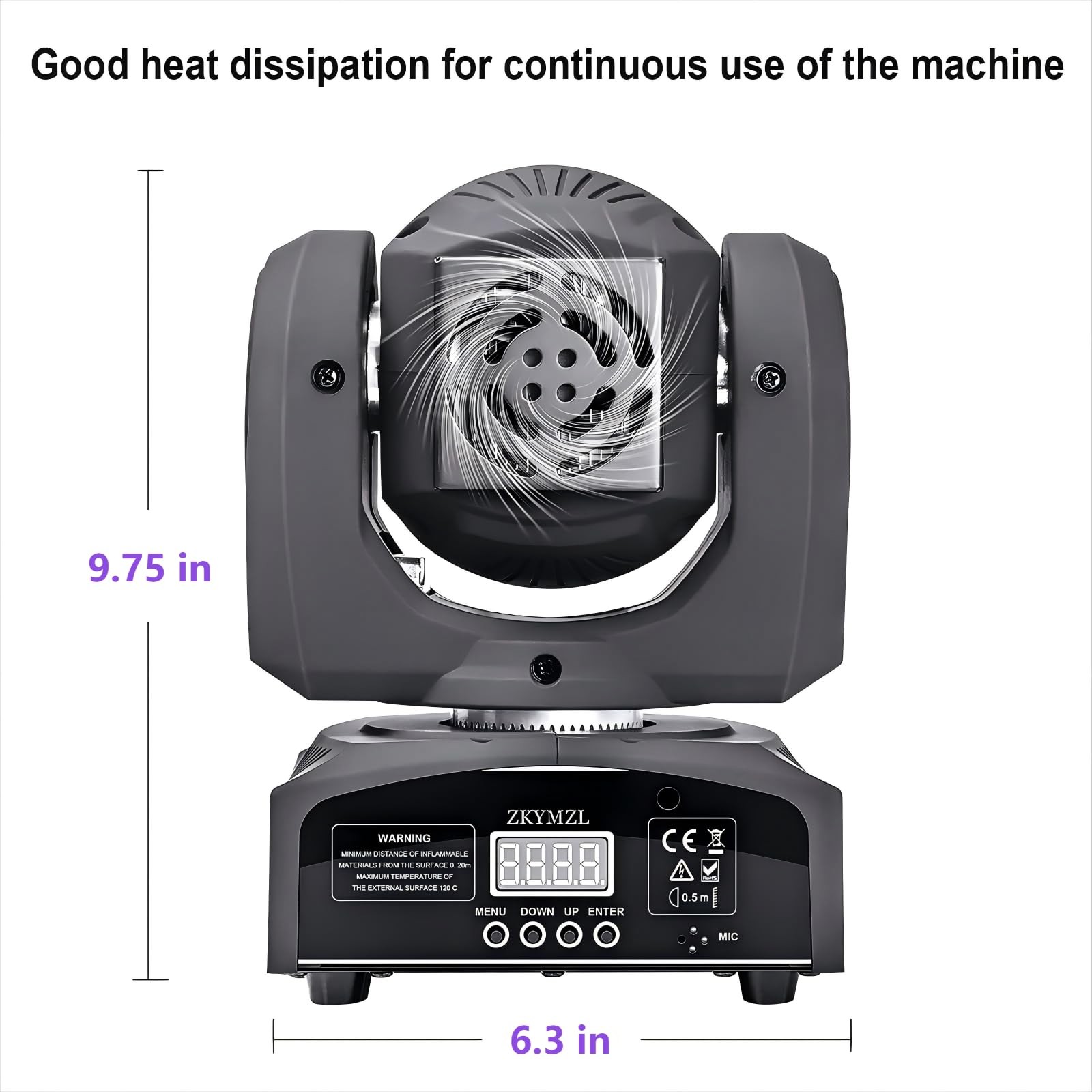 ZKYMZL 60W LED Moving Head Lights for Parties, Weddings & More Events…