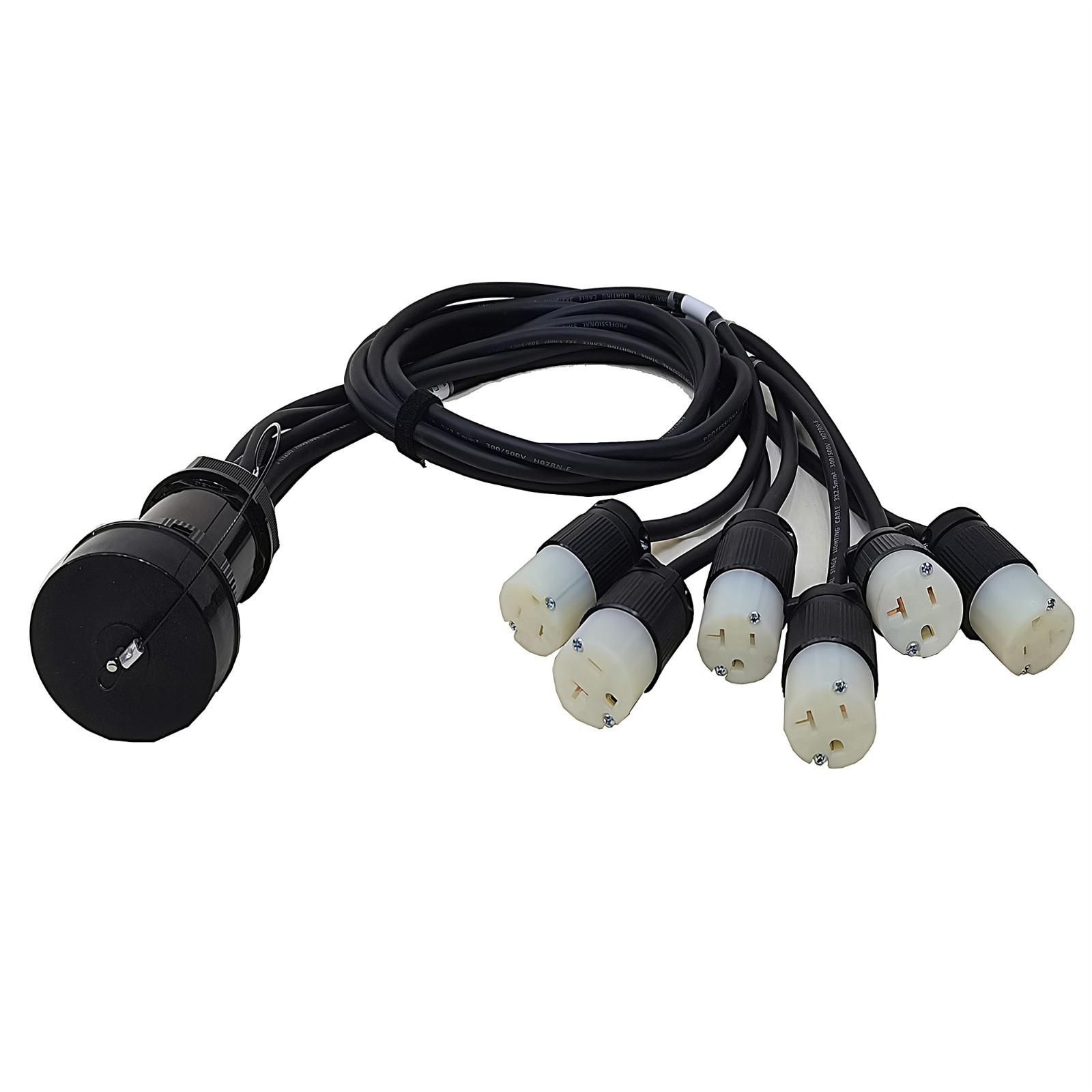 19pin Socapex to Edison Power Cable 5ft 1.5meters 13AWG for Power Distro Box