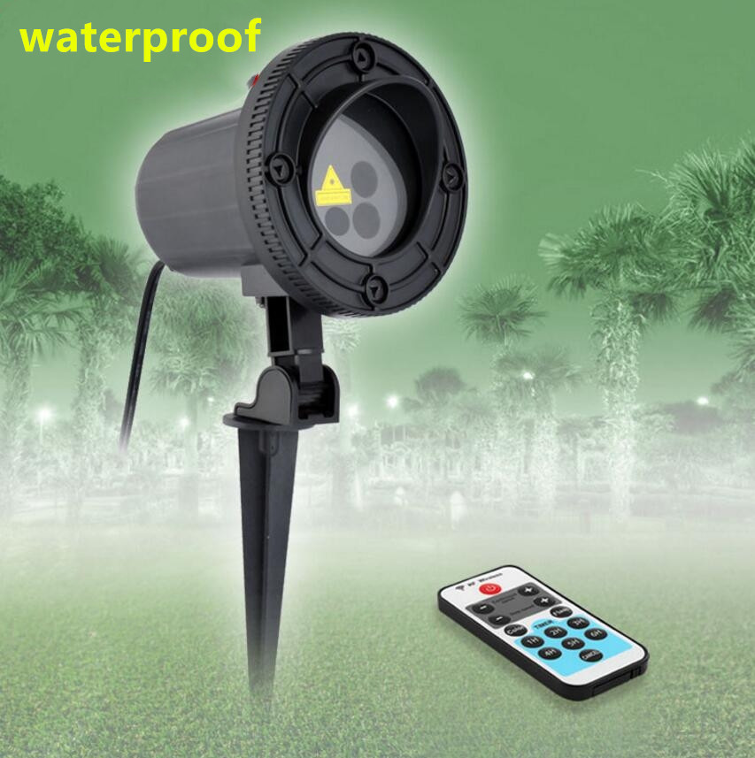 Outdoor RGB Laser Light Star Projector Static Dots Landscape Projector Xmas YC