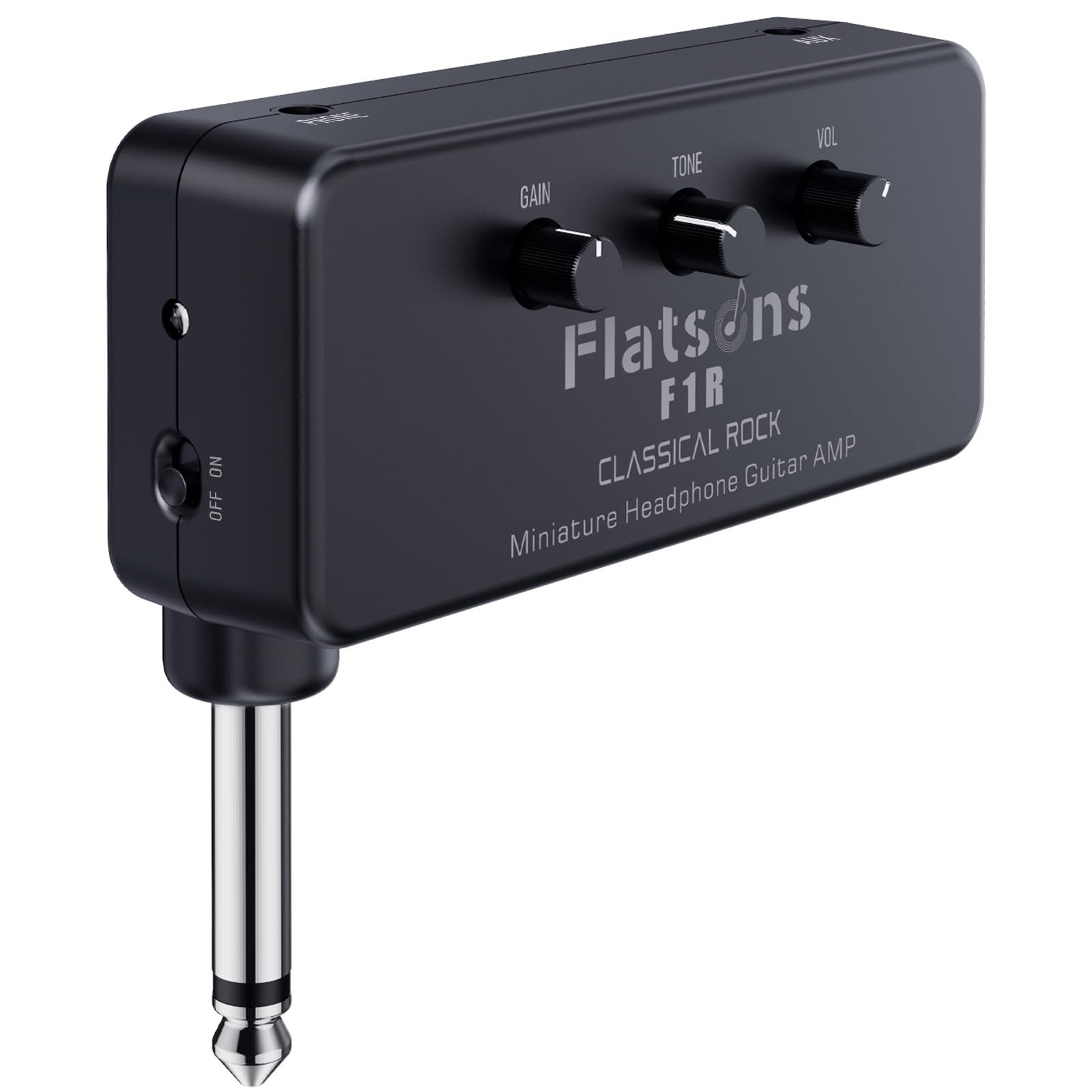F1R Mini Guitar Headphone Amp, Distortion Timbre Electric Guitar Headphone Am…