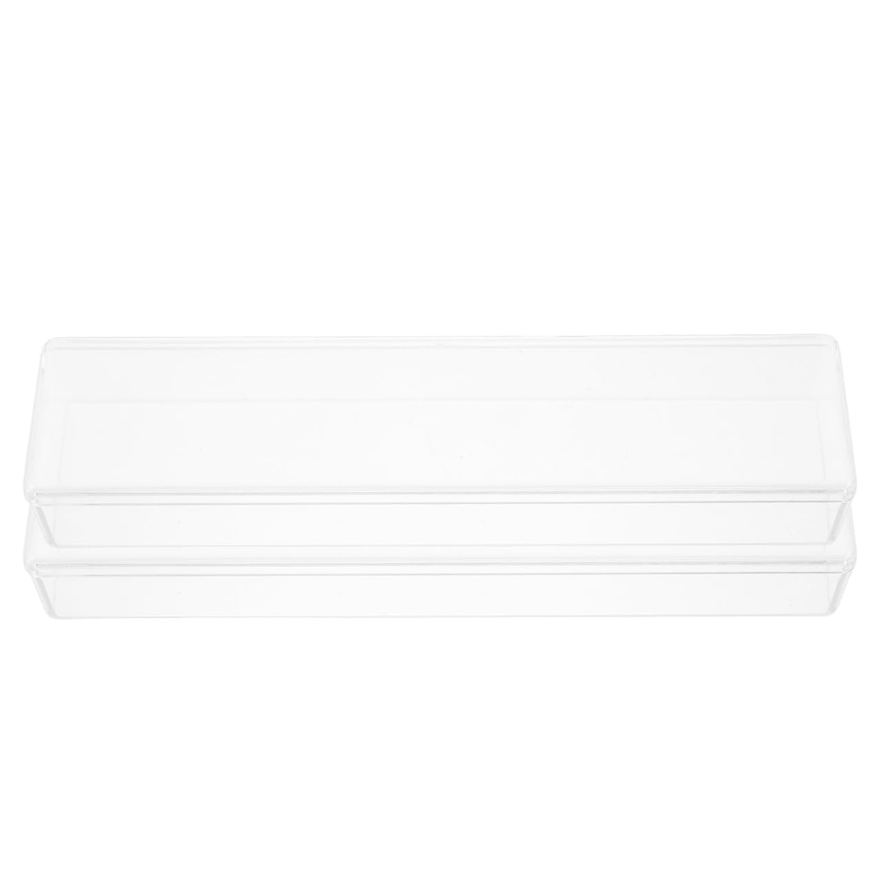 2pcs Harmonica Acrylic Storage Box Holder, Clear Plastic Portable Display Cas…