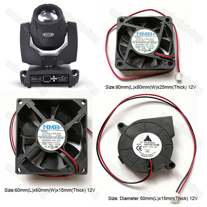 Beam 230w 7r Moving Head Lights cooling fan Stage Lighting Fan200w 5r parts