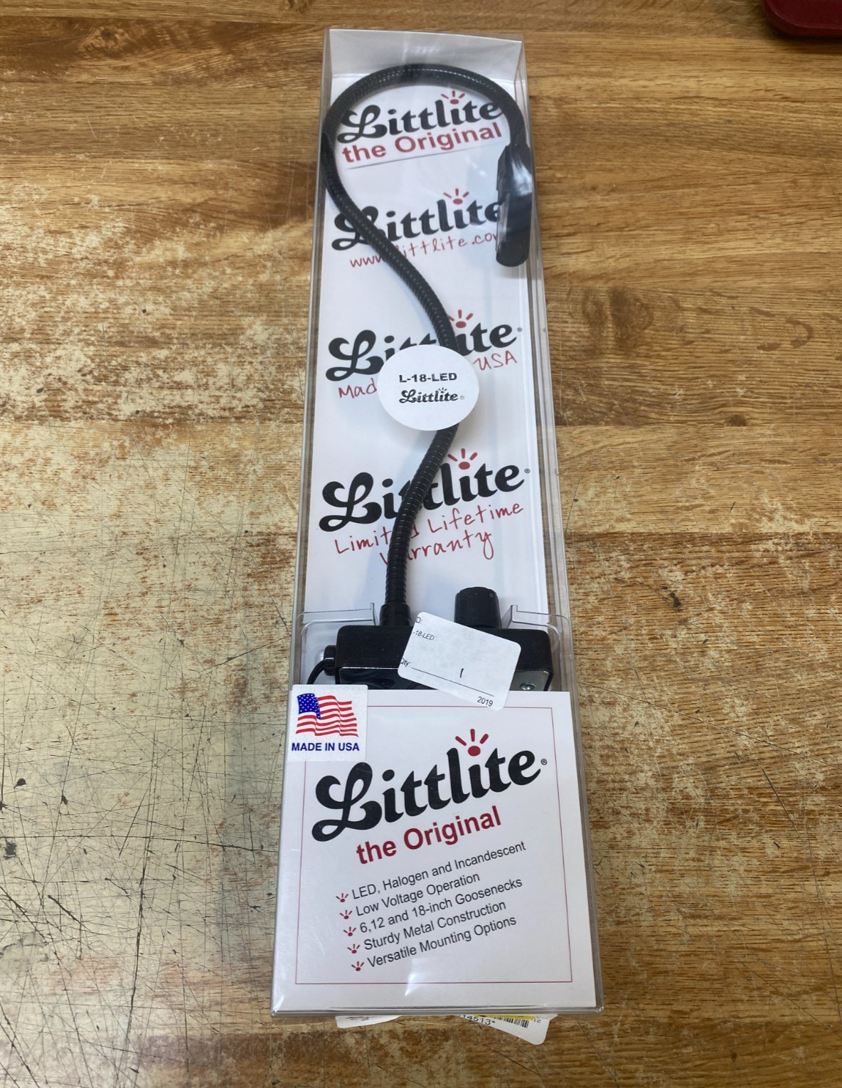 Littlite L-18-LED Gooseneck Lampset with Power Supply