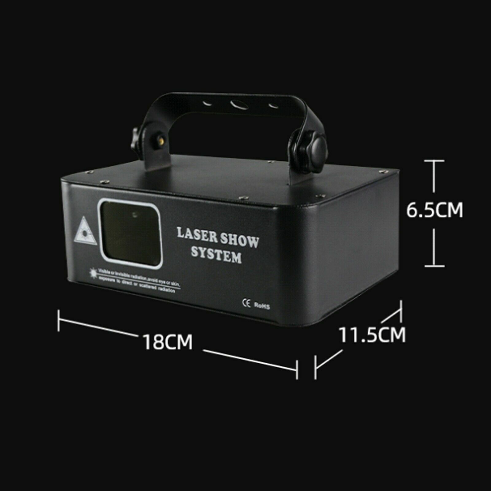 500mW RGB Laser Beam Scanner Projector DJ Disco Party Dance Party Laser Light