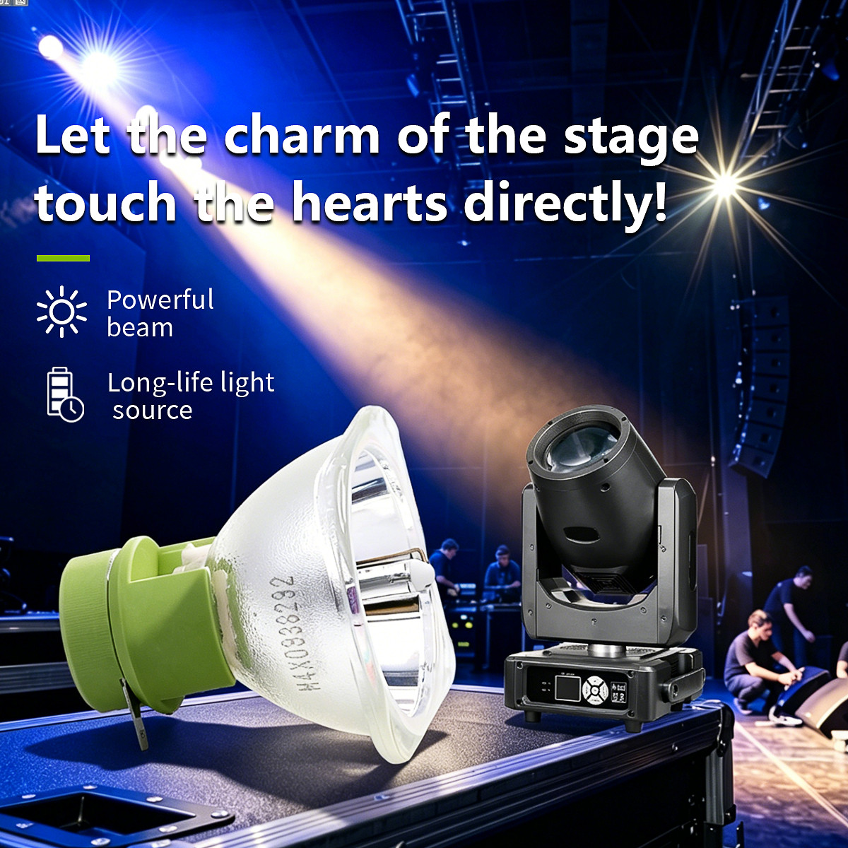 230W 7R Mailepu Moving Beam Lamp, DMX Light for Club, Event & Stage Show