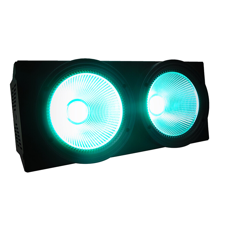 SHEHDS LED Blinder Par COB 200W RGBWA+UV 6IN1 Lighting Wash For Disco Party Bar