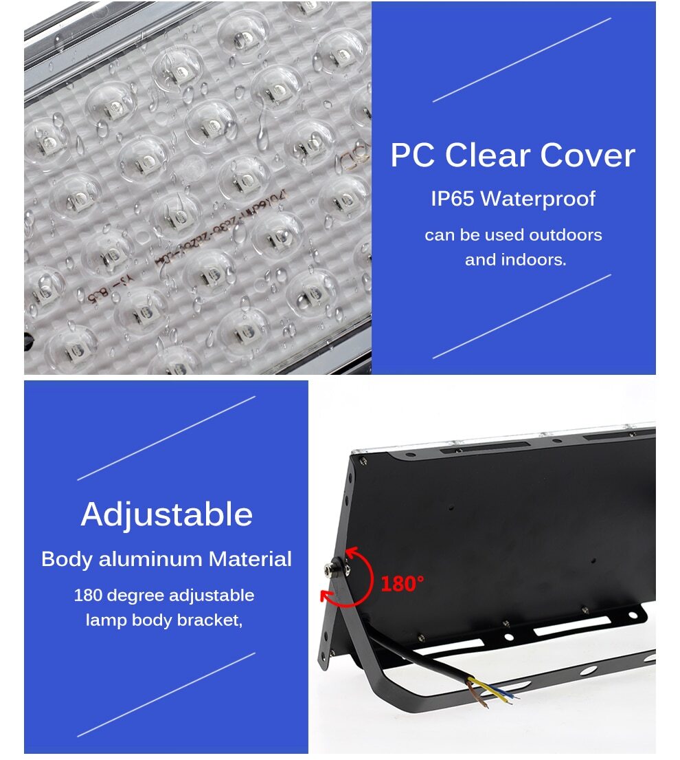 AC110V/ 220V Blacklight UV Floodlight Ultraviolet Stage Lamp for Bar Dance Party