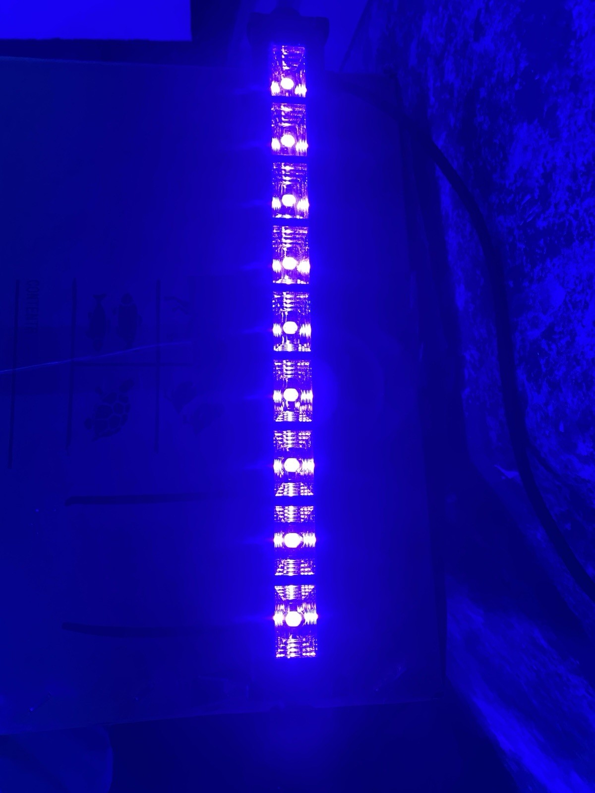 OPPSK 27W 9-LED UV Blacklight Bar – Used – TESTED – Stage/Party/Glow