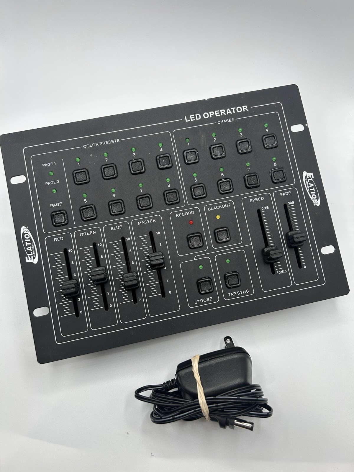 Elation Professional Led Operator Board With Power Cord “READ”