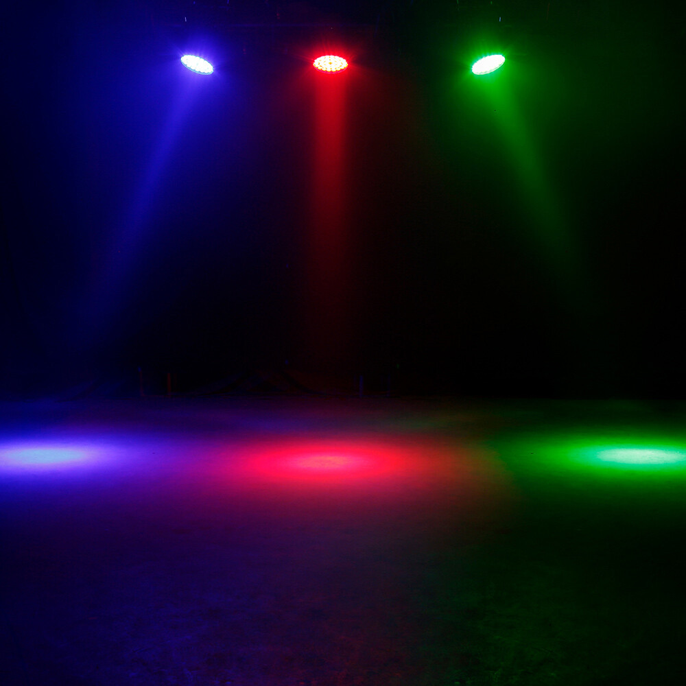2PCS 36x18W LED RGBW+UV Wash Zoom Beam Moving Head Lighting with Flightcase DJ