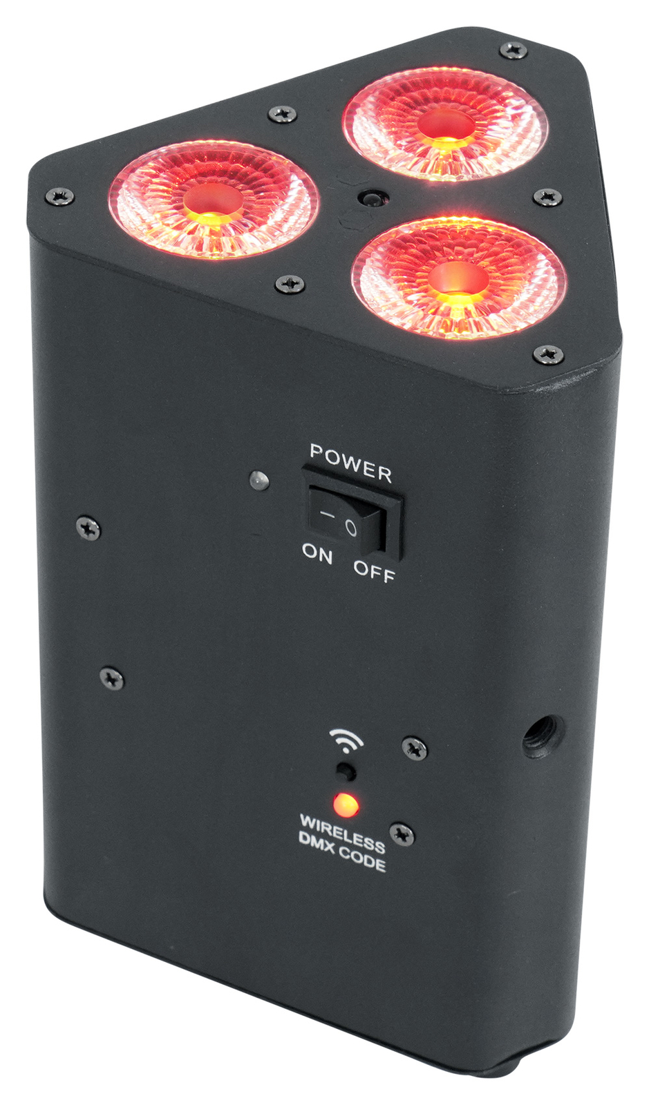 Rockville RockWedge LED 54w RGBWA+UV Rechargeable Battery Wireless DMX Par Light
