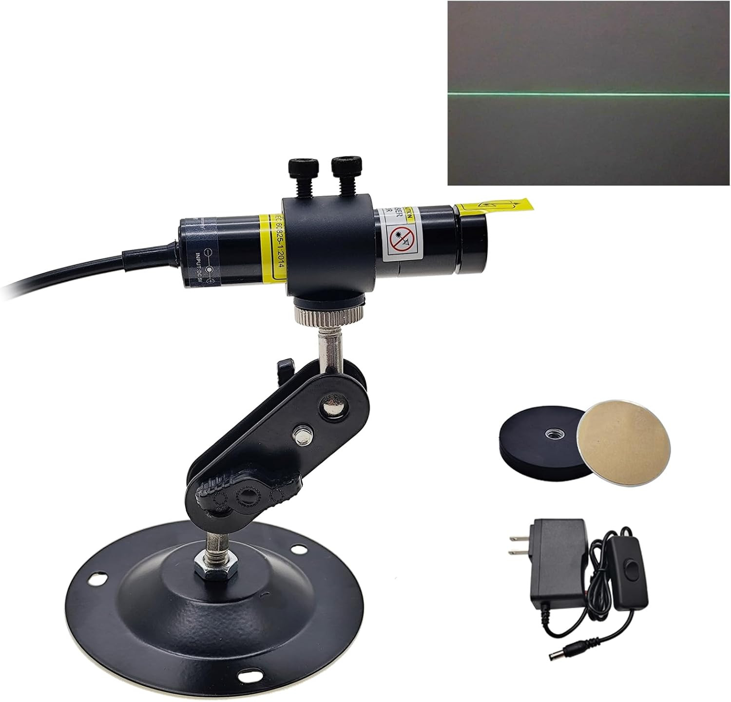 520Nm Green Light Line Module Projector Focusable Locator Generator for Wood Sto