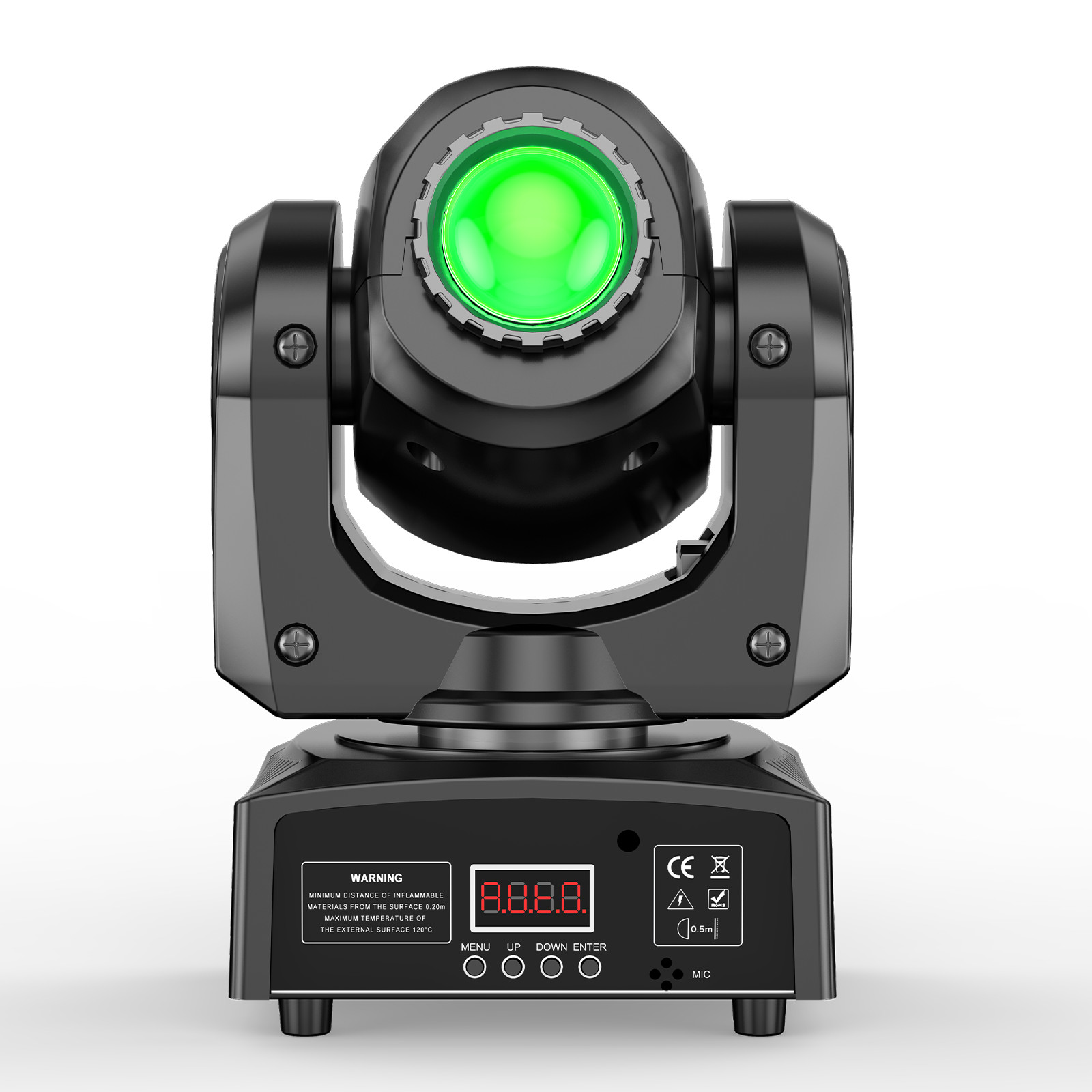 120W LED Beam Moving Head RGBW 8Gobo Stage Light DMX DJ Spot Party&Flight Case