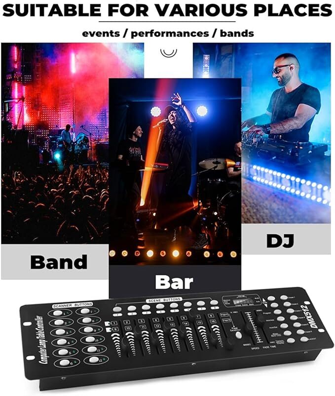 120W 12LED Wall Wash Bar Light DMX DJ Disco Party Strobe Stage Lighting W/Remote