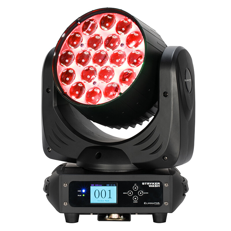 Eliminator Lighting Stryker Wash 228W professional moving head wash fixture