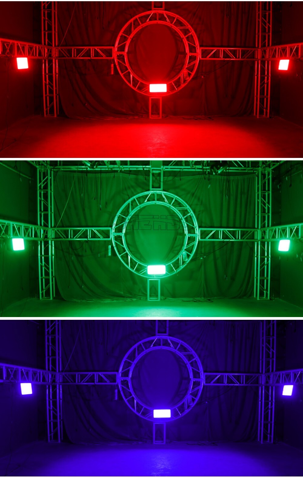 SHEHDS 200W RGB LED Wall Wash Light Strobe Stage Light DMX Party Light DJ Show