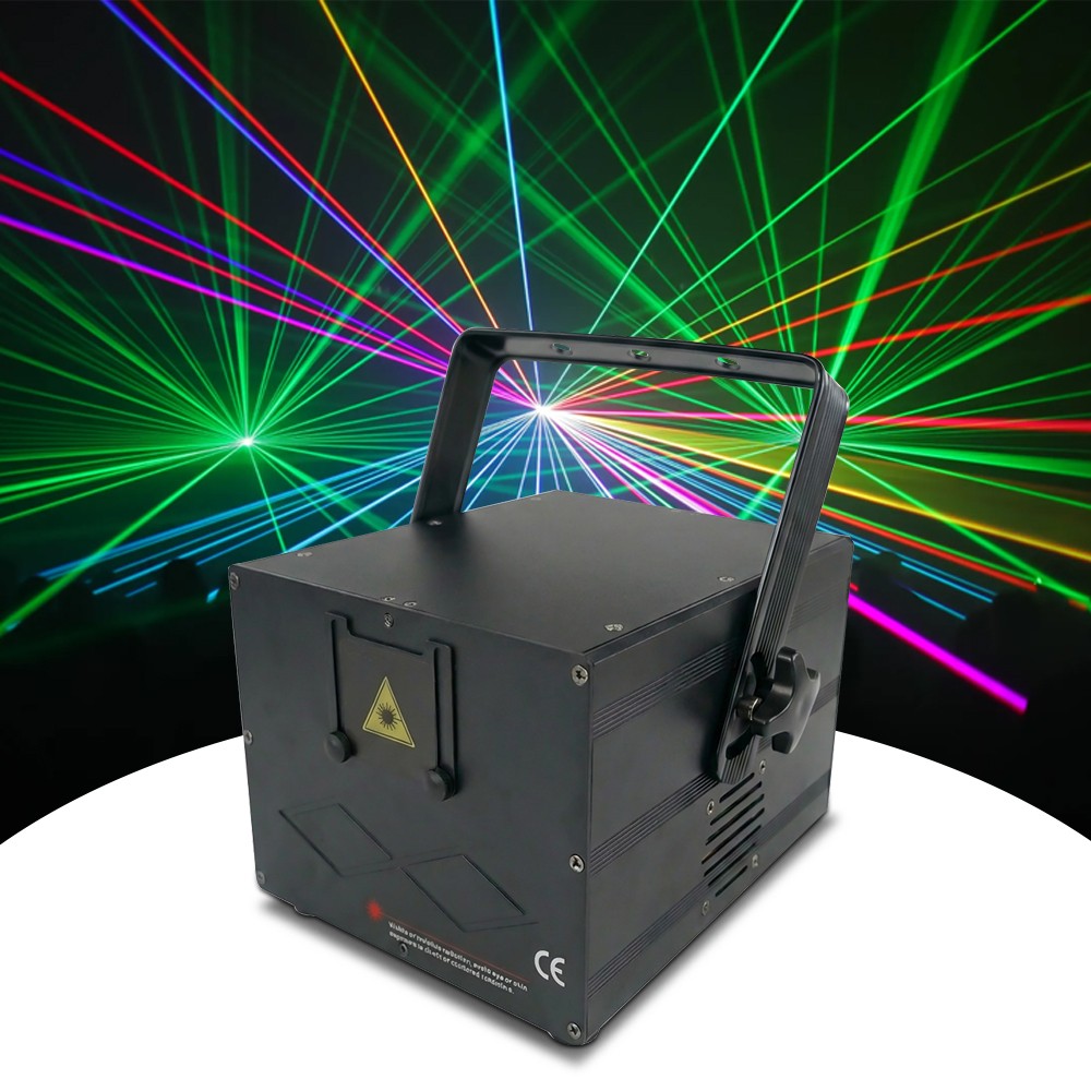 3W Led RGB Laser Light Stage Laser Disco DJ Projector for Party APP Control DMX
