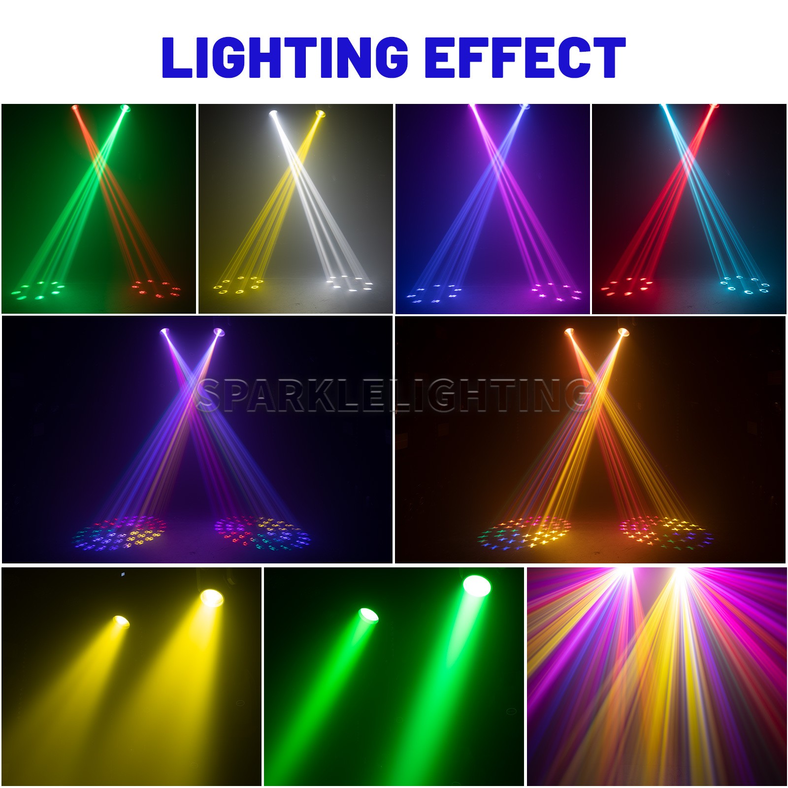 PAIDUN 380W 20R Sharpy Beam Moving Head Light 13Gobo Rainbow Effect DJ Disco Bar
