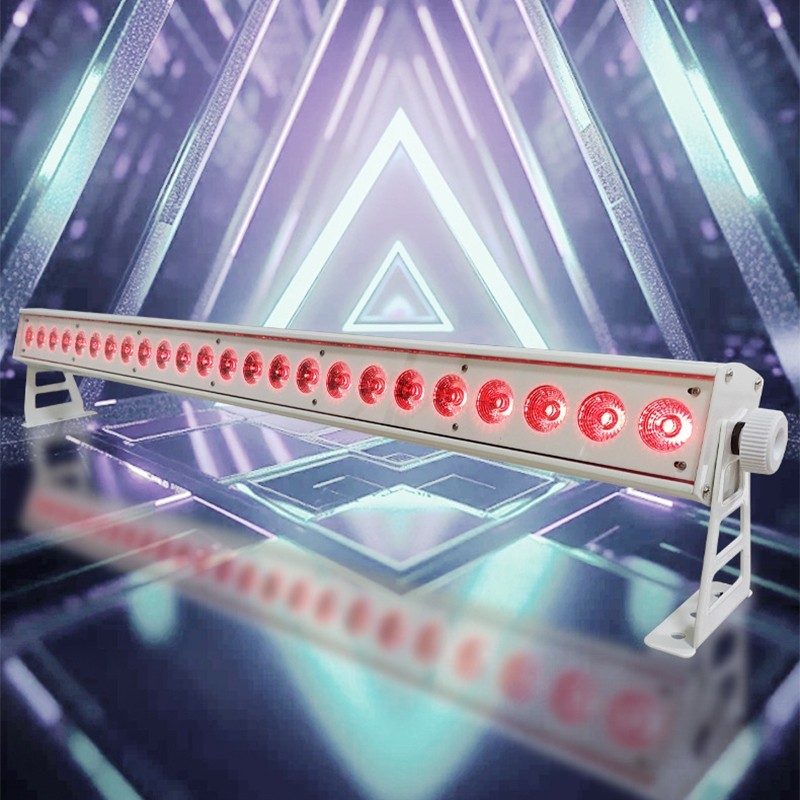 24x10W RGBW 4-in-1 Liner Wall Washer Light Full Color for Stage Building Gallery