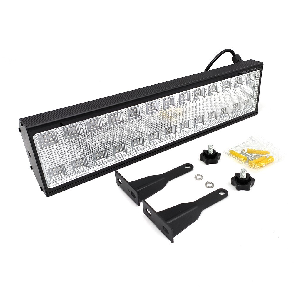 80 LED UV Black Light Bar Fixtures Ultraviolet Lamp Strip US Plug DJ Party Club