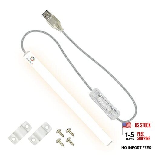 TrueColor USB-Powered LED Light Bar with Frosted Cover for 8 inches Soft White