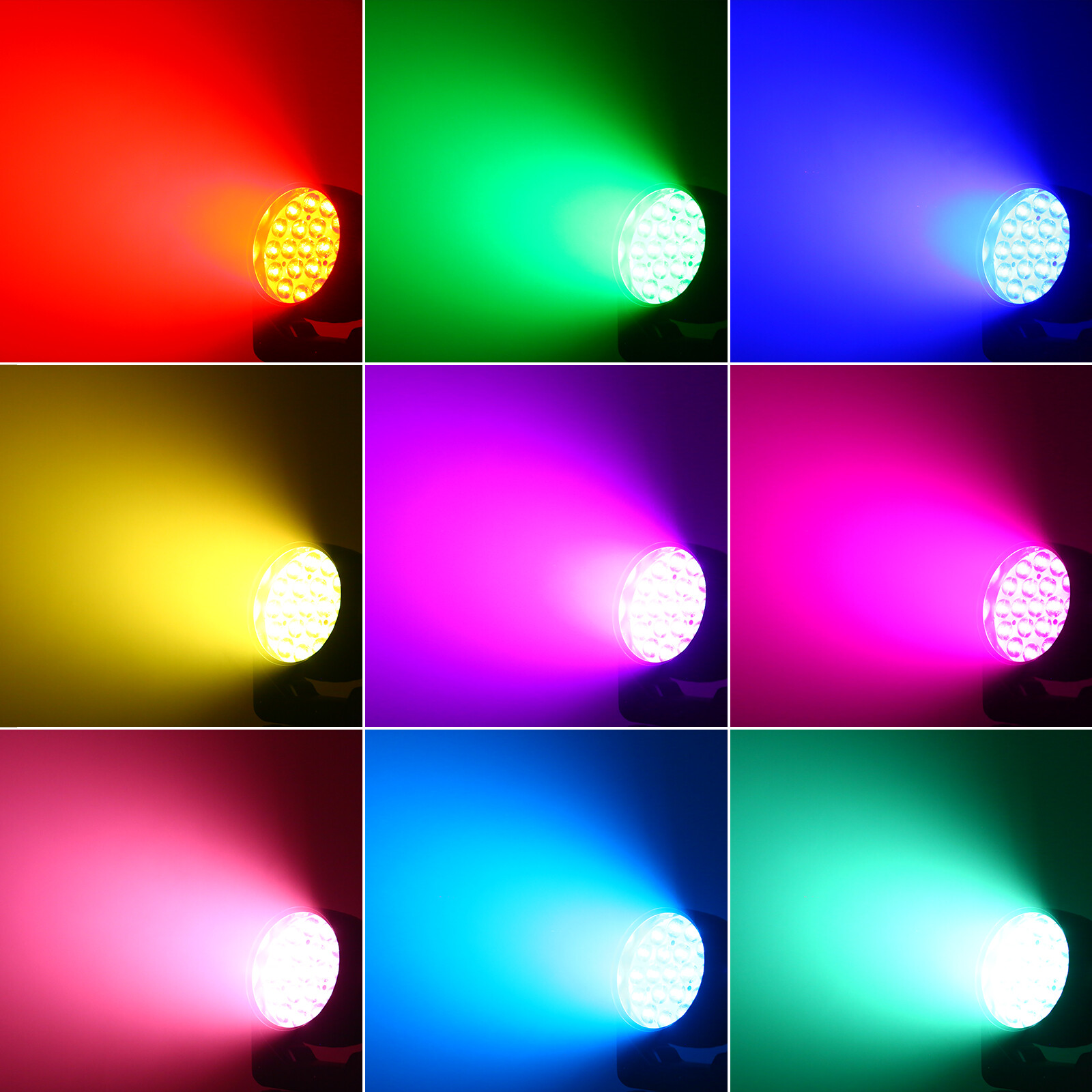 DMX 19x15W RGBW 4-in-1 LED Wash Zoom Moving Head Beam Light DJ Disco Stage Light