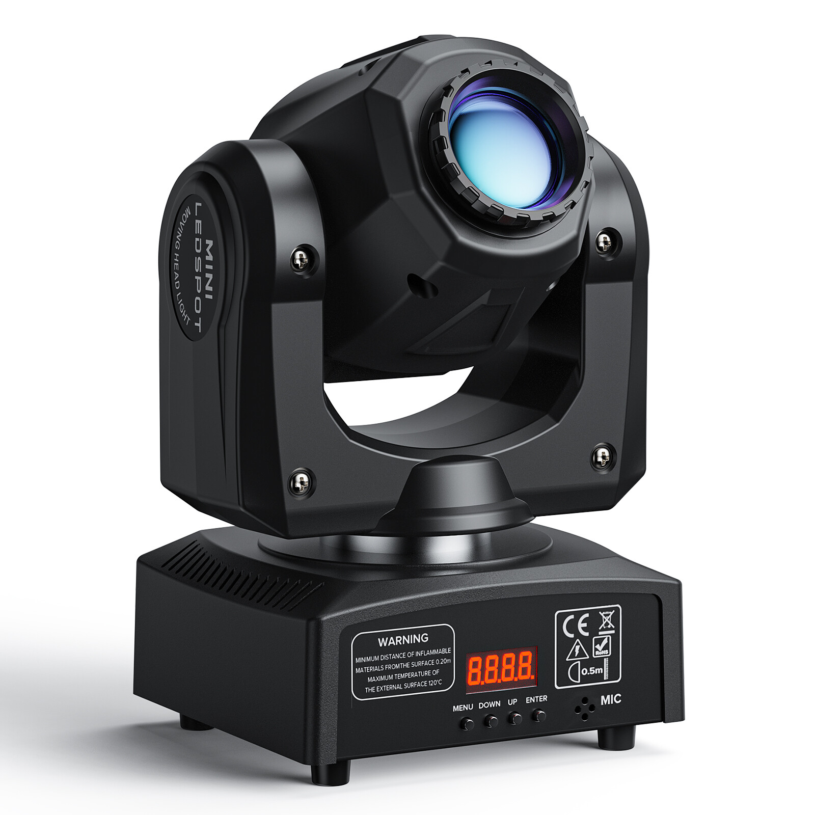 150W Beam 8Gobos Moving Head Lights Aluminum Alloy Stage Lighting Prism Effect