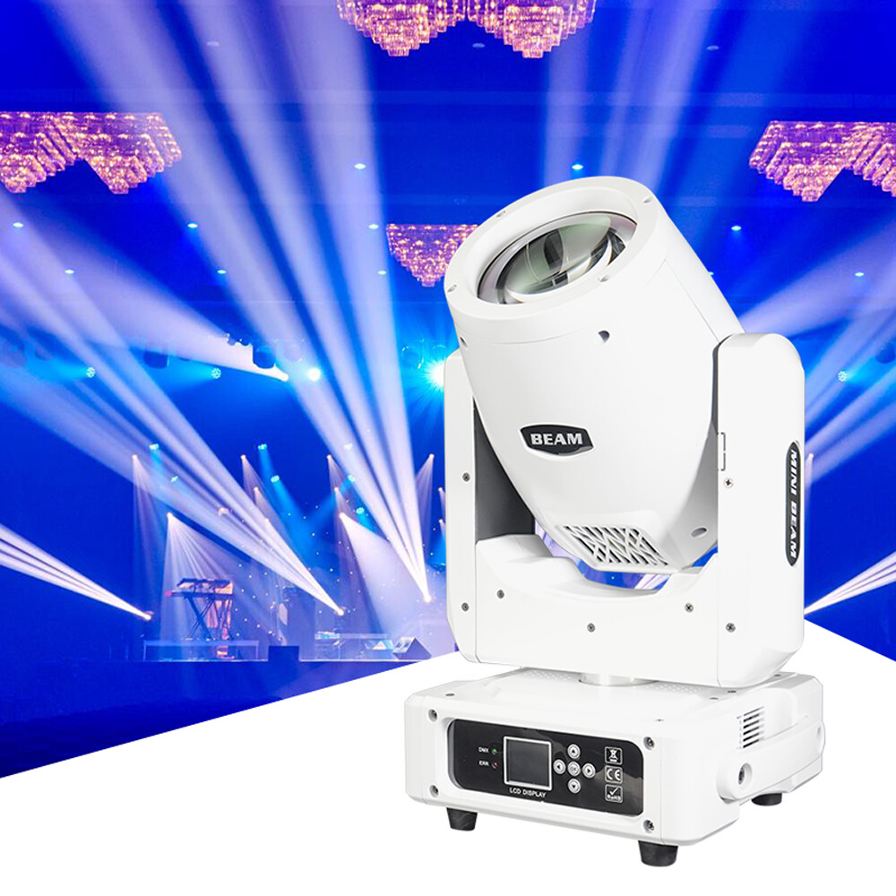 White 230W 7R Beam Moving Head Sharpy Lights 8+16 prisms Stage Wedding Party