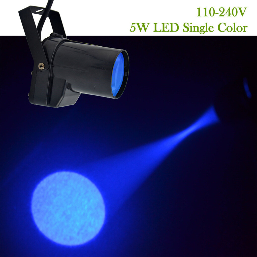5W LED Disco Ball Beam Projector Lamp Home Party Show DJ Wedding Spotlights