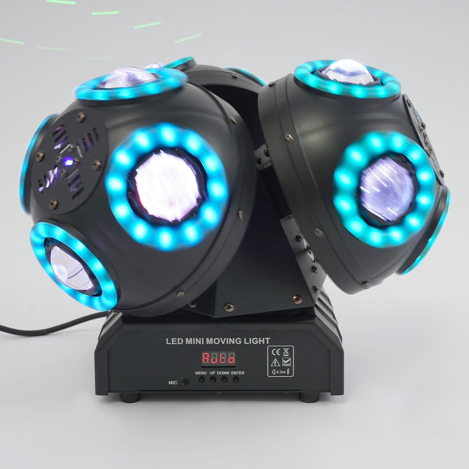 3-Head LED Party Stage Light Moving Head Stage Lights Stage Lighting DMX512 110V
