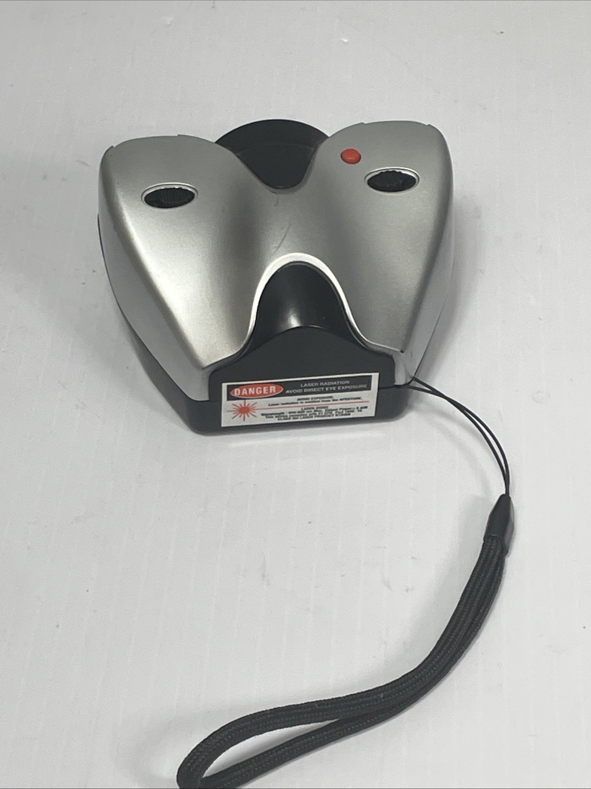 Vintage Handheld Red Laser Pattern Projector Light Adjustable Effects Tested