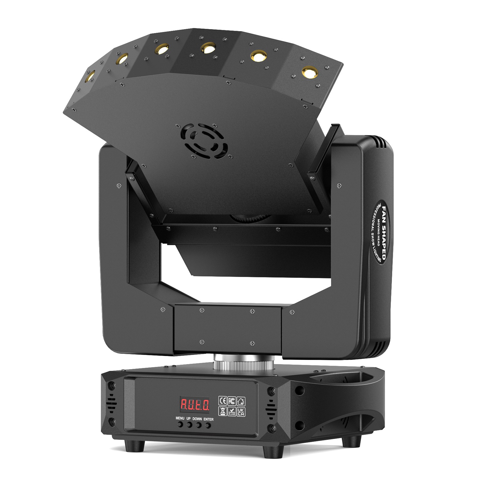 6-Eyes Laser Stage Light 3-Axis Moving Head Beam Light DMX DJ Disco Party Bar